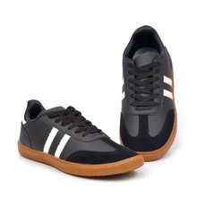 Women's Casual  Sneakers - Comfortable Everyday Street Style - 黑色 - 查看 4