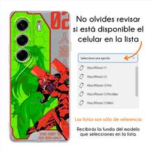 Funda Compatible con Tekno Eva 02 You Can (Not) Redo Protector Genesis Carcasa Anticaídas a Prueba De Golpes Evangelino TPU. - transparente - Ver 4