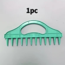 1件播种工具，土壤钻播工具，园艺播种间距工具，适用于农田、蔬菜种植，农业耙 - 多色 - 查看 11