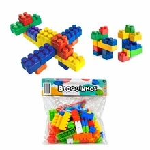 Children's Building Block Set, 40 Pieces, Educational, Interlocking Design - Multifärgad - Visa 4