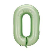 MECRLA 1pc 32"/40" Star Space Olive Green Number Balloons (Latex Balloons Need To Be Purchased Separately) Back To School Valentine Day - Olive Green - View 19