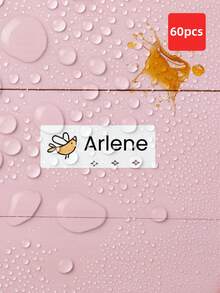 1/60/120/180/240pcs Customizable Name Label Stickers, Waterproof Oil-Proof Transparent Vinyl Decals, Holographic Labels For Home Organization, Office Classification, Luggage Identification, Sports Equipment Marking - Multicolor - View 23