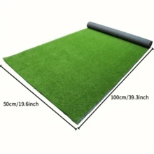 Césped artificial, fácil de limpiar, alfombra de césped artificial de alta calidad, adecuada para jardín interior/exterior, decoración de parque infantil, amigable con las mascotas, césped artificial para balcón y patio - césped - Ver 10