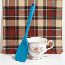 [2/4 piezas] Juego de espátulas de silicona, espátulas de goma resistentes al calor, raspadores suaves sin costuras antiadherentes, aptos para hornear/cocinar mezclar, utensilios de cocina aptos para lavavajillas (Rojo/Rosa/Naranja/Azul) - Rojo - Ver 7