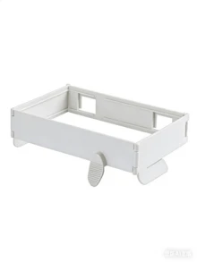 1 pieza de papelera plegable montada en la pared, gabinete de almacenamiento, para cocina, baño, soporte para bolsas de basura, anti-olor, papelera sellable que no ocupa espacio, perchero de bolsas de basura plegable y multifuncional (sin incluir bolsas de basura) - Multicolor - Ver 8