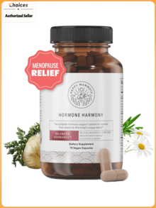 Women's Hormone Wellness Supplement | Herbal Balance Formula For Menopause & Perimenopause Support | Daily Hormone Support Capsules | 72 Count - 1 Bottle - 查看 1