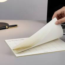 1 cuốn sổ kế hoạch tháng, đồ dùng văn phòng phẩm và quà tặng, sổ kế hoạch hàng ngày đơn giản, giấy ghi chú dán, kế hoạch tháng và tuần, sổ tay xé rời, đồ dùng học tập, chuẩn bị năm học mới, vở ghi chép cho trường học, sách học tập đẹp mắt. - Hình chữ nhật - Xem 5