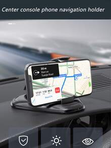 Universal Car Dashboard Phone Mount - Mouse-Shaped Anti-Slip Holder, Easy One-Hand Operation For All 4.7-6.7 Inch Smartphones - A - View 3