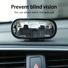 1PC/2pcs 360° Rotating Blind Spot Mirror, Universal 360° Rotatable Car Wide-Angle Blind Spot Mirror, Blind Spot Reduction, Easy Install Enhanced Visibility ,Safety,360° Wide Angle Blind Spot Mirrors ,HD Glass Clip-On Rearview & Side Mirror Extenders - Multicolor - View 4