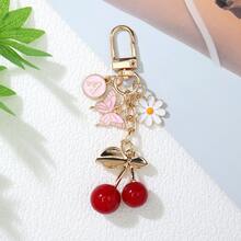 1个樱桃蝴蝶吊坠，女士包包配饰 - 彩色 - 查看 7