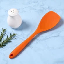 [2/4 piezas] Juego de espátulas de silicona, espátulas de goma resistentes al calor, raspadores suaves sin costuras antiadherentes, aptos para hornear/cocinar mezclar, utensilios de cocina aptos para lavavajillas (Rojo/Rosa/Naranja/Azul) - Rojo - Ver 9