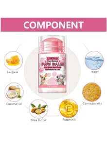 40g Pet Paw Balm, Moisturizing Nourishing Cream, Suitable For Cats And Dogs, Softens Paw Pads - Multicolor - View 13