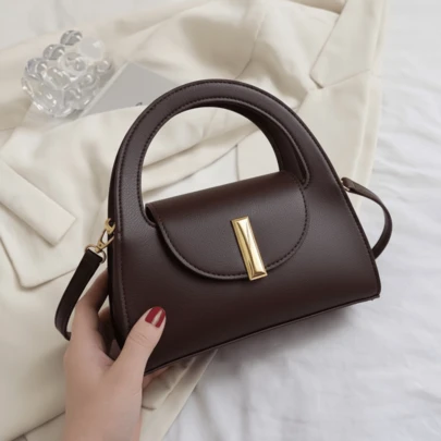 Bolsa Feminina Mini Estruturada Fashion Com Alça Longa Removível e Ajustável Cabe Celular