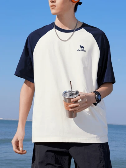 CAMEL CROWN 女士户外运动T恤，短袖上衣，舒适透气，速干，适合春夏季节全年穿着。