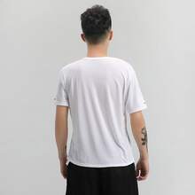 Nike DRI-FIT MILER Training Fitness Crew Neck Pullover Running Short-Sleeve T-Shirt Men's White - White - View 3
