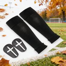 1 Set Racing Gear Set (Leg Sleeve + Leg Pad), High-Quality Knitted Fabric, Effectively Wraps The Legs - Multicolor - View 2