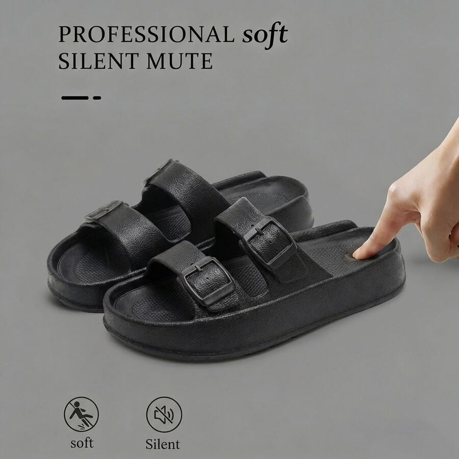Women Slides - Black - View 1