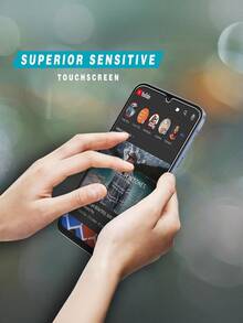 两片装，兼容三星 Galaxy A05、A05s、A06、A16、A12、A13 4G、A14、A15、A17、A22 5G、A23 5G、A25、A32 4G、A32 5G、A33 5G、A34、A35、A36、A50、A51、A52、A53 5G、A54、A54 5G、A55 5G、A56 等机型，钢化玻璃屏幕保护膜，防刮花，无气泡 - 無色 - 查看 4