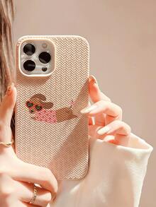 1pc New Fashion Leopard Print Dog Pattern Woven Texture Waterproof Shockproof Anti-Slip Soft Silicone Phone Case Protective Cover For IPhone17/IPhone17 Air/IPhone17pro/IPhone17pro Max/IPhone16/IPhone16 Plus/IPhone16pro/IPhone16pro Max/IPhone15/IPhone15 Plus/IPhone15pro/IPhone15pro Max/IPhone14/IPhone14 Plus/IPhone14pro/IPhone14pro Max/IPhone13/IPhone13pro/IPhone13pro Max/IPhone12/IPhone12pro/IPhone12pro Max/IPhone11/IPhone11pro/IPhone11pro Max - Multicolor - View 1