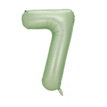 MECRLA 1pc 32"/40" Star Space Olive Green Number Balloons (Latex Balloons Need To Be Purchased Separately) Back To School Valentine Day - Olive Green - View 10