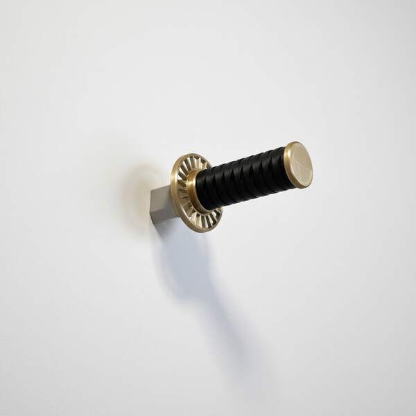 Suporte de Headset Katana de Parede Cabide Organizador Gamer para Fone