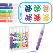 Twistable Gel Crayons For Artists,Silky Crayon Set For Glass And Paper With Clear Plastic Crayon Case, Holiday & Christmas Gift - B - Xem 2
