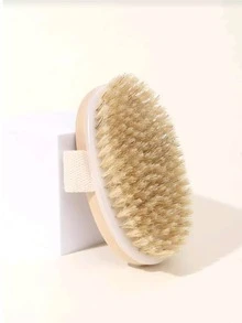 2-In-1 Body Brush, Natural Exfoliating To Improve Skin Texture, Bristles Can Stimulate Lymph And Blood Circulation, Suitable For Hair Salons, Beauty, Travel Essentials, Back-To-School, Vacation Necessities, Scalp Brush - A - View 1