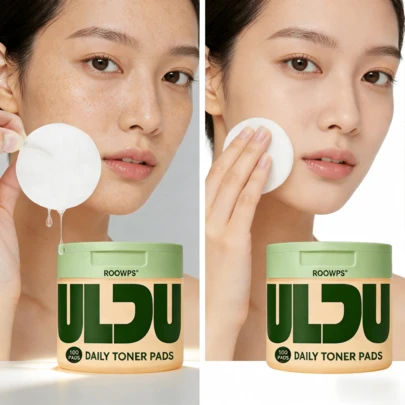 Dark Spot & Wrinkle Care Toner Pads 100 Count, Korean Skincare With Snail Mucin, Niacinamide & Centella Asiatica, Gentle Exfoliation & Oil Control