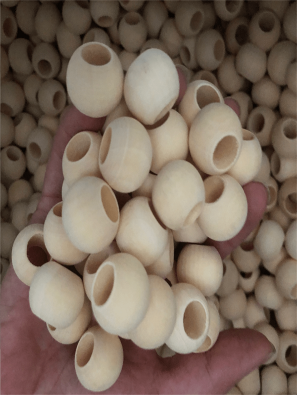 500pcs Handmade Natural Wood Beads, Wooden Craft Raw Loose Beads, Mini Handmade Beading Supplies, Suitable For DIY Crafts, Bracelets, Jewely, Pendants, Prayer Decorations, And Home Decor