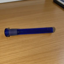 Ống thủy tinh borosilicate cao cấp, dài 14,5cm, làm thủ công và có thể tái sử dụng. - A - Xem 8