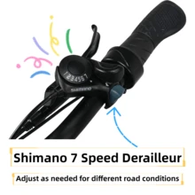 Adult Electric Bicycle, 36V 15AH Battery, 500W Motor (Peak 1100W), Top Speed 45 Km/H, Range 50 Km/100 Km, 20-Inch * 4.0 Wide Tires. - 加 - 查看 9