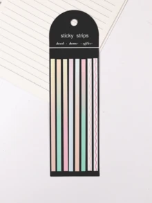 PET超薄荧光膨胀防水便签半透明刮刮乐标记贴纸 - 彩色 - 查看 5