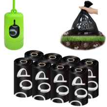 100% Plant-Based Dog Poop Bags, 13 In * 9 In, Dog Poop Bags, ASTM D6400 & EN 13432 Compliant, Dog Poop Bags Rolls, Poop Bags For Dogs , Dog Toilet Bag, Super Thick 100% Leakproof, Dog Waste Bag - View 12