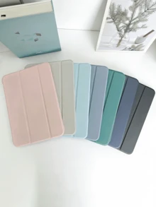 Funda protectora para tableta compatible con tabletas Galaxy/iPad/Redmi Pad SE/Pad, anti-caída, ultrafina, soporte inteligente, activación/suspensión automática - Verde oscuro, compatible con Apple iPad Mini 4/5/6 (9.7/10.2/10.5 pulgadas), Air 4/5/6 (10a generación, 10.9 pulgadas), Pro 11 pulgadas, Air 11 (M2), Air 13 y Pro 11 (M4) - Verde Oscuro - Ver 6