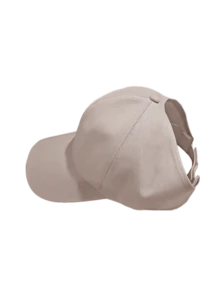 1pc Girls Ponytail-Exposed Baseball Cap - Magenta Breathable Sun Hat Beach Play/Outdoor Trip High Ponytail Cap/Park Outing Ponytail Sunshade - Baseball Cap - View 14