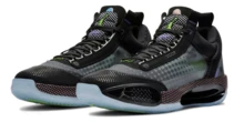 Jordan 34 Low Halftone Dots (GS) - negro - Ver 2