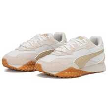 Giày thể thao PUMA Blacktop Rider, unisex, màu trắng và nâu. - trắng nâu - Xem 5