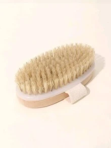2-In-1 Body Brush, Natural Exfoliating To Improve Skin Texture, Bristles Can Stimulate Lymph And Blood Circulation, Suitable For Hair Salons, Beauty, Travel Essentials, Back-To-School, Vacation Necessities, Scalp Brush - A - View 7