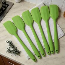 2/4/6件套 8英寸硅胶厨房铲，耐热无缝设计，不刮伤软铲，适用于不粘锅、烘焙、搅拌（粉色/红色/橙色/青柠色，2/4/6件套） - 彩色 - 查看 21