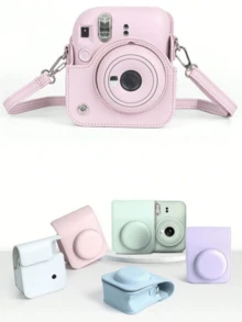 Mini 12 Instant Camera Protective Case: Made Of Hard Material, Scratch-Resistant, Drop-Proof, Stylish, Casual, And Portable Crossbody Bag. Convenient For Quick Snapshots. A New 2026 Model For Girls, Suitable For Home, Travel, Vacation, And School Use. - Multicolor - View 1