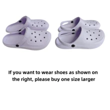 新款女士休闲凉鞋，春夏皆宜，手工DIY可爱配饰，镂空鞋，夏季多色可选，透气舒适，软底拖鞋，海滩和户外度假必备，四季皆宜。 - 白色 - 查看 5