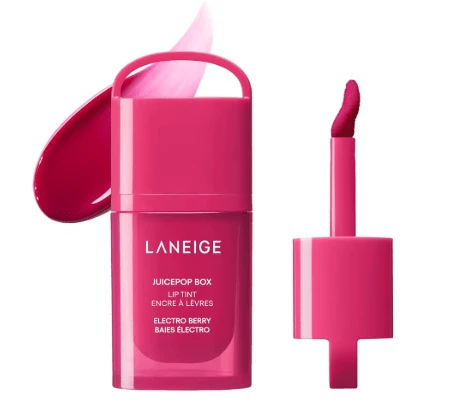 Laneige Juice Pop Lip Tint Electro Berry 4.5g | Korean Glossy Lip Tint, Hydrating High Shine Lip Color, Long Lasting Juicy Lip Tint For Smooth Plump Lips - 電子莓果 - 查看 1