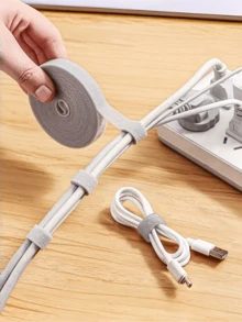 1/3 Roll Reusable Self-Adhesive Magic Binding Strap, Strong Sticky Multi-Functional Cable Organizer, Wire Tie, Plant Fixation - Straps - View 6