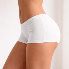 Women's Second Skin Shorts, Underwear/Slip-On Shorts To Wear Under Skirts And Dresses, Women's Fashion, Premium Short Shorts - trắng - Xem 3