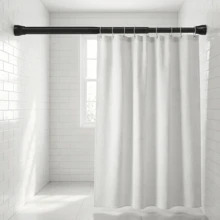 1 Set 2.2cm Diameter New Splicing Extra Long Curtain Rod, Suitable For Shower Curtain, Window Curtain, Door Curtain - A Set With a Diameter Of 2.2cm - View 4