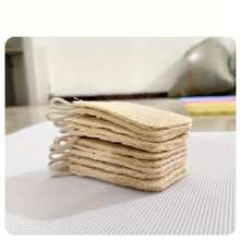 1/3/5/10/15/20 件装天然海绵洗碗刷 - 可重复使用不刮伤厨房海绵，高品质浴室、厨房和家居清洁海绵，经久耐用，温和清洁碗、锅、平底锅、厨房用具，符合人体工程学设计，天然纤维海绵，丝滑淋浴，丝滑沐浴，浴室配件，清洁工具，马桶刷，厨房配件 - A - 查看 6