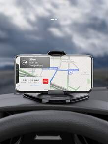 Universal Car Dashboard Phone Mount - Mouse-Shaped Anti-Slip Holder, Easy One-Hand Operation For All 4.7-6.7 Inch Smartphones - A - View 5