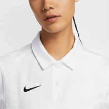 Nike Dri-Fit STOCK 時尚柔軟吸汗速乾短袖 常規T卹 女款 白色 - 白色 - 查看 4