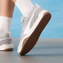 PUMA彪馬 Park Lifestyle SK8 時尚舒適低筒 板鞋 男女同款 灰色 - 灰色 - 查看 4