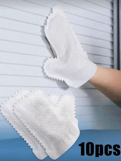 2/10/20pcs Super Soft Microfiber Cleaning Gloves - Multipurpose Dry & Wet Use, Easy Dusting For Kitchen, Living Room, Bedroom, Car, Furniture And Windows